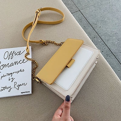 Mini Leather Crossbody Bags For Women 2020 Green Chain Shoulder Messenger Bag Lady Travel Purses and Handbags Cross Body Bag
