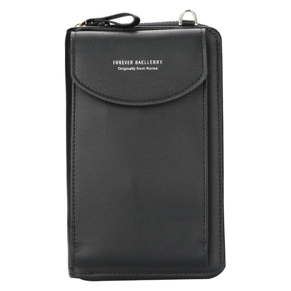 Baellerry 2019 Women Wallet Brand Cell Phone Wallet Big Card Holders Wallet Handbag Purse Clutch Messenger Shoulder Straps Bag