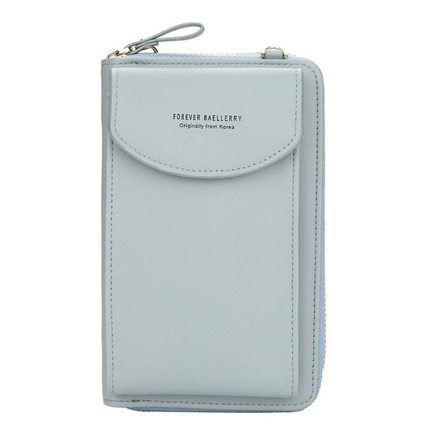 Baellerry 2019 Women Wallet Brand Cell Phone Wallet Big Card Holders Wallet Handbag Purse Clutch Messenger Shoulder Straps Bag