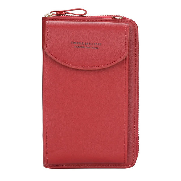 Baellerry 2019 Women Wallet Brand Cell Phone Wallet Big Card Holders Wallet Handbag Purse Clutch Messenger Shoulder Straps Bag