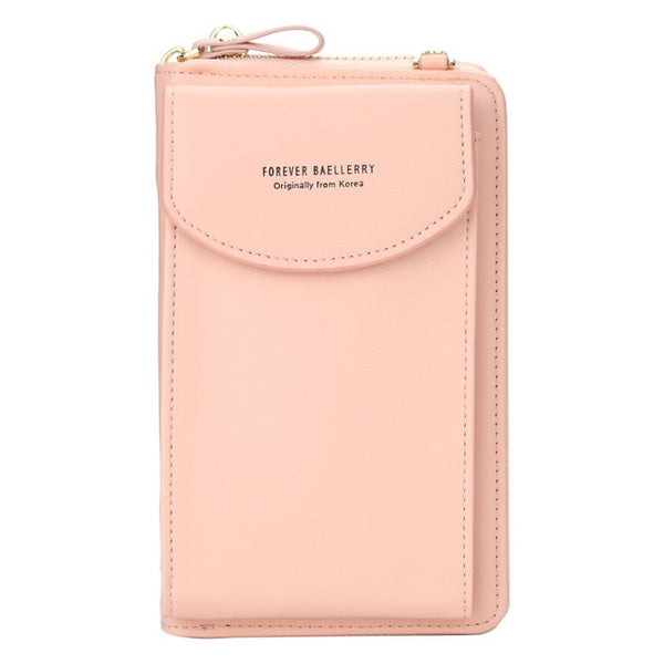 Baellerry 2019 Women Wallet Brand Cell Phone Wallet Big Card Holders Wallet Handbag Purse Clutch Messenger Shoulder Straps Bag