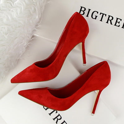 BIGTREE shoes Women's high heels sexy pumps Blue heels 2020 Female party shoe ladies stiletto pointed fashion zapatos de mujer