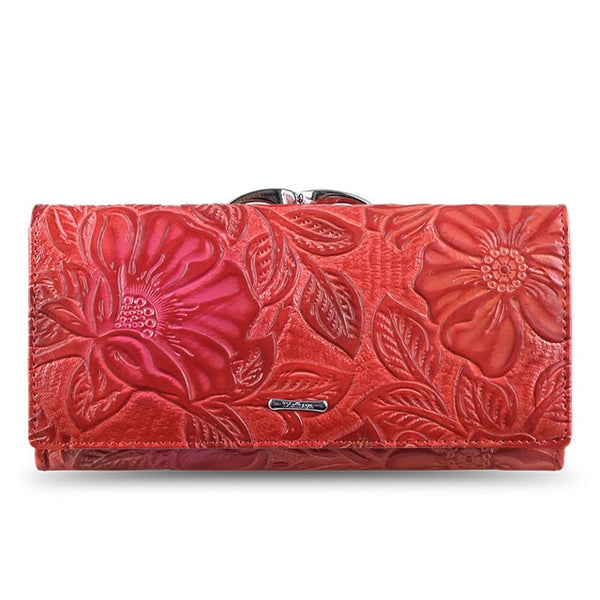 DICIHAYA Exclusive Design Leather Women Wallet Luxury Brand Design High Quality Women Purse Card Holder Long Clutch Phone Bag