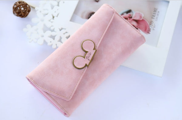 Fashion Women Wallet Ladies Mickey Purse Coin purses holders Lady Pocket Wallets