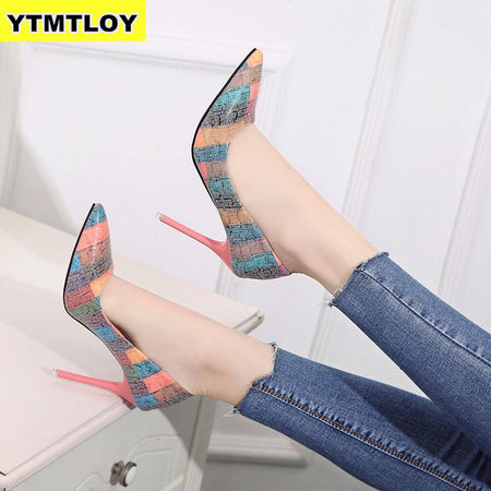 2019 neue Stil Mode Damen Sommer Sexy High Heel Party Schuhe Damen Offene spitze Dick mit frauen High Heels sandale A035