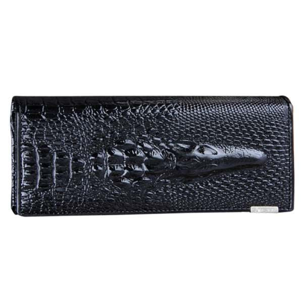 10 Colors Women Wallet Female Coin Purses Holders Genuine Leather 3D Embossing Alligator Ladies Crocodile Long Clutch Bags