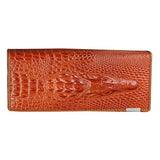 10 Colors Women Wallet Female Coin Purses Holders Genuine Leather 3D Embossing Alligator Ladies Crocodile Long Clutch Bags