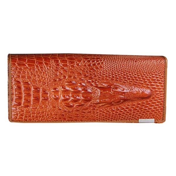 10 Colors Women Wallet Female Coin Purses Holders Genuine Leather 3D Embossing Alligator Ladies Crocodile Long Clutch Bags