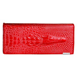 10 Colors Women Wallet Female Coin Purses Holders Genuine Leather 3D Embossing Alligator Ladies Crocodile Long Clutch Bags