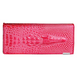 10 Colors Women Wallet Female Coin Purses Holders Genuine Leather 3D Embossing Alligator Ladies Crocodile Long Clutch Bags