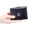 Short Women's Wallet for Woman Small Wallets Leather Coin Purse Ladies Fashion Hasp Female Wallet Mini for Student Card Holders