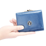 Short Women's Wallet for Woman Small Wallets Leather Coin Purse Ladies Fashion Hasp Female Wallet Mini for Student Card Holders