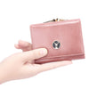 Short Women's Wallet for Woman Small Wallets Leather Coin Purse Ladies Fashion Hasp Female Wallet Mini for Student Card Holders