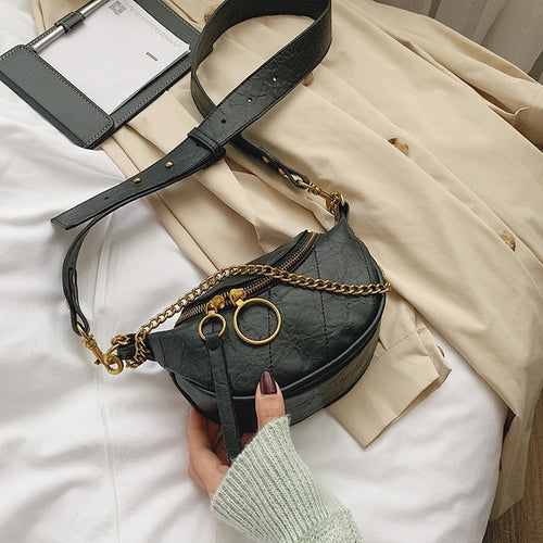 Fashion Quality PU Leather Crossbody Bags For Women 2020 Chain Small Shoulder Messenger Bag Lady Travel Handbags and Purses