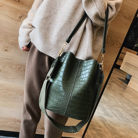 Pu Leather Shoulder Bag 2019 Fashion Women Luxury Handbags Purses Solid Color Wallet Bag
