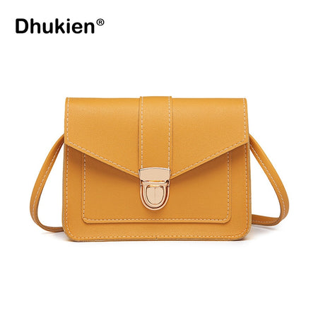 Pu Leather Shoulder Bag 2019 Fashion Women Luxury Handbags Purses Solid Color Wallet Bag