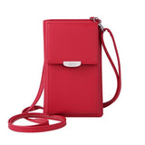 2019 New Women Casual Wallet Brand Cell Phone Wallet Big Card Holders Wallet Handbag Purse Clutch Messenger Shoulder Straps Bag