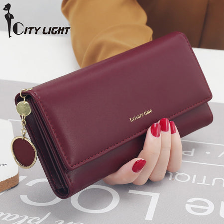 Pu Leather Shoulder Bag 2019 Fashion Women Luxury Handbags Purses Solid Color Wallet Bag