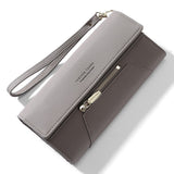 Forever Young Wristlet Clutch Wallet Women Many Departments Female Wallet Zipper Designer Ladies Purse Handbag Cell Phone Pocket