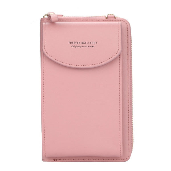 Baellerry 2019 Women Wallet Brand Cell Phone Wallet Big Card Holders Wallet Handbag Purse Clutch Messenger Shoulder Straps Bag