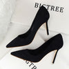 BIGTREE shoes Women's high heels sexy pumps Blue heels 2020 Female party shoe ladies stiletto pointed fashion zapatos de mujer