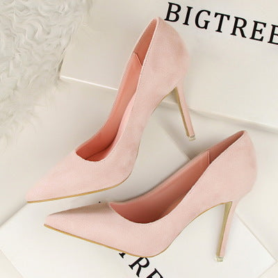 BIGTREE shoes Women's high heels sexy pumps Blue heels 2020 Female party shoe ladies stiletto pointed fashion zapatos de mujer