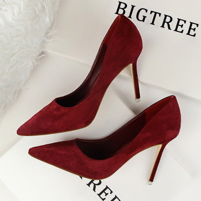 BIGTREE shoes Women's high heels sexy pumps Blue heels 2020 Female party shoe ladies stiletto pointed fashion zapatos de mujer