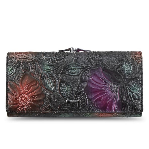 DICIHAYA Exclusive Design Leather Women Wallet Luxury Brand Design High Quality Women Purse Card Holder Long Clutch Phone Bag