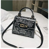 Designer de moda graffiti bolsas femininas couro do plutônio pequeno saco aleta luxo crossbody sacos para noite bolsa embreagem 2020