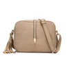 REALER kleine schulter tasche für frauen messenger taschen damen retro PU leder handtasche geldbörse mit quasten weiblichen crossbody-tasche