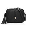 REALER kleine schulter tasche für frauen messenger taschen damen retro PU leder handtasche geldbörse mit quasten weiblichen crossbody-tasche