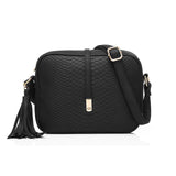 REALER kleine schulter tasche für frauen messenger taschen damen retro PU leder handtasche geldbörse mit quasten weiblichen crossbody-tasche