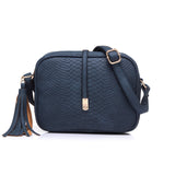 REALER kleine schulter tasche für frauen messenger taschen damen retro PU leder handtasche geldbörse mit quasten weiblichen crossbody-tasche