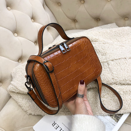 Pu Leather Shoulder Bag 2019 Fashion Women Luxury Handbags Purses Solid Color Wallet Bag